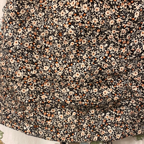 Free People “Baby’s Got It Denim” Convertible Mini Dress Size 2 Floral P… - Picture 2 of 4